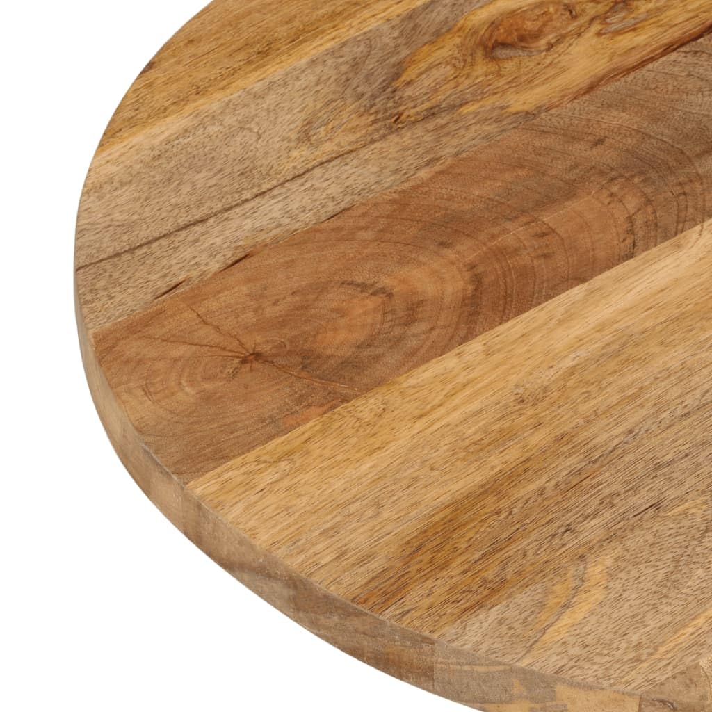 vidaXL Tablero de Mesa Ovalado Madera Maciza de Mango 80x40x2,5 cm, Superficie de Mesa, Tablero de Mesa de Madera, Tablero de Mesa de Centro