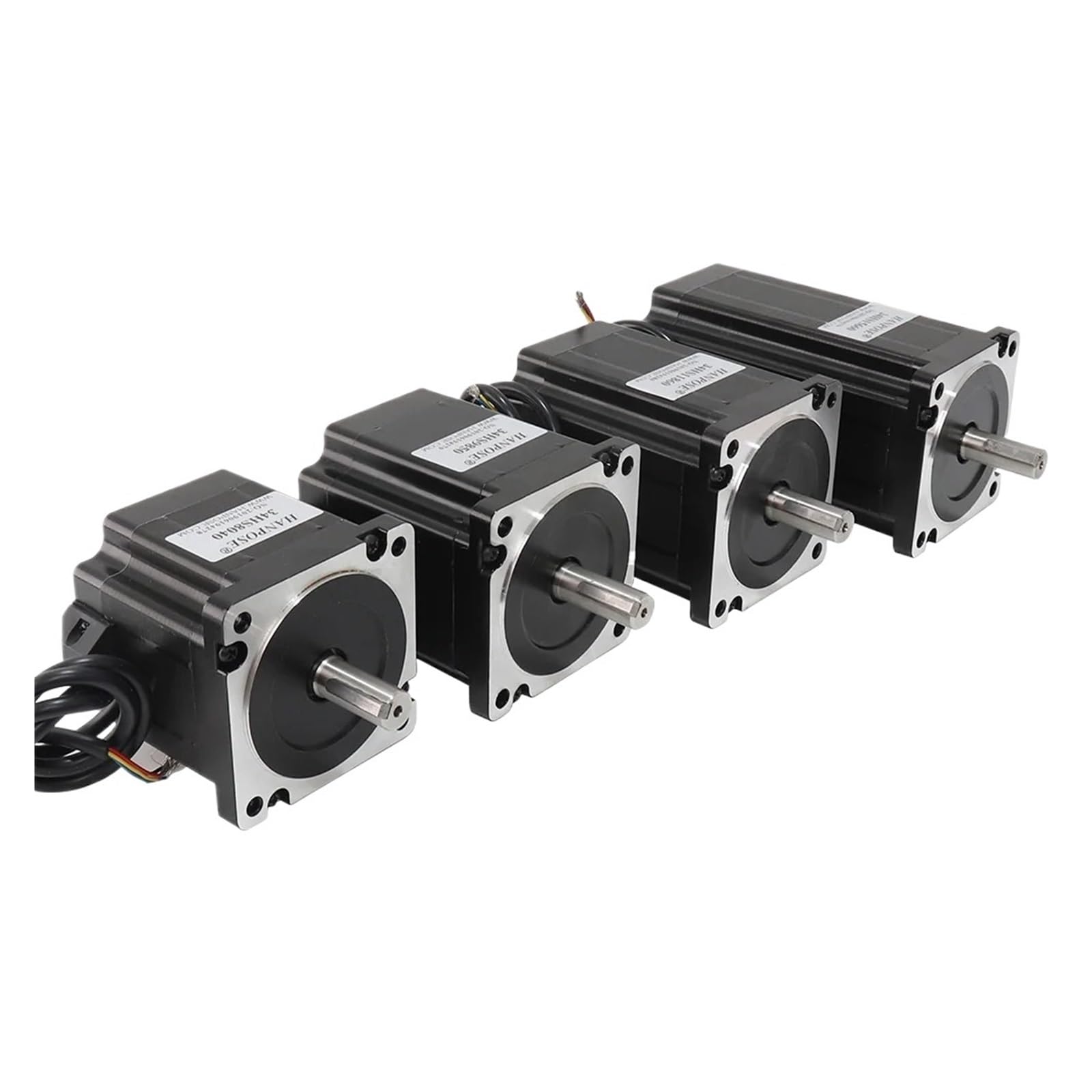 moteur pas a pas Moteur pas à pas 2 phases 34HS8040 9850 34HS11860, 6,0a, 8.0 Nm D-14MM, Machine à graver CNC NEMA 34, moteur pas à pas CNC à couple élevé (Size : 34HS9850)