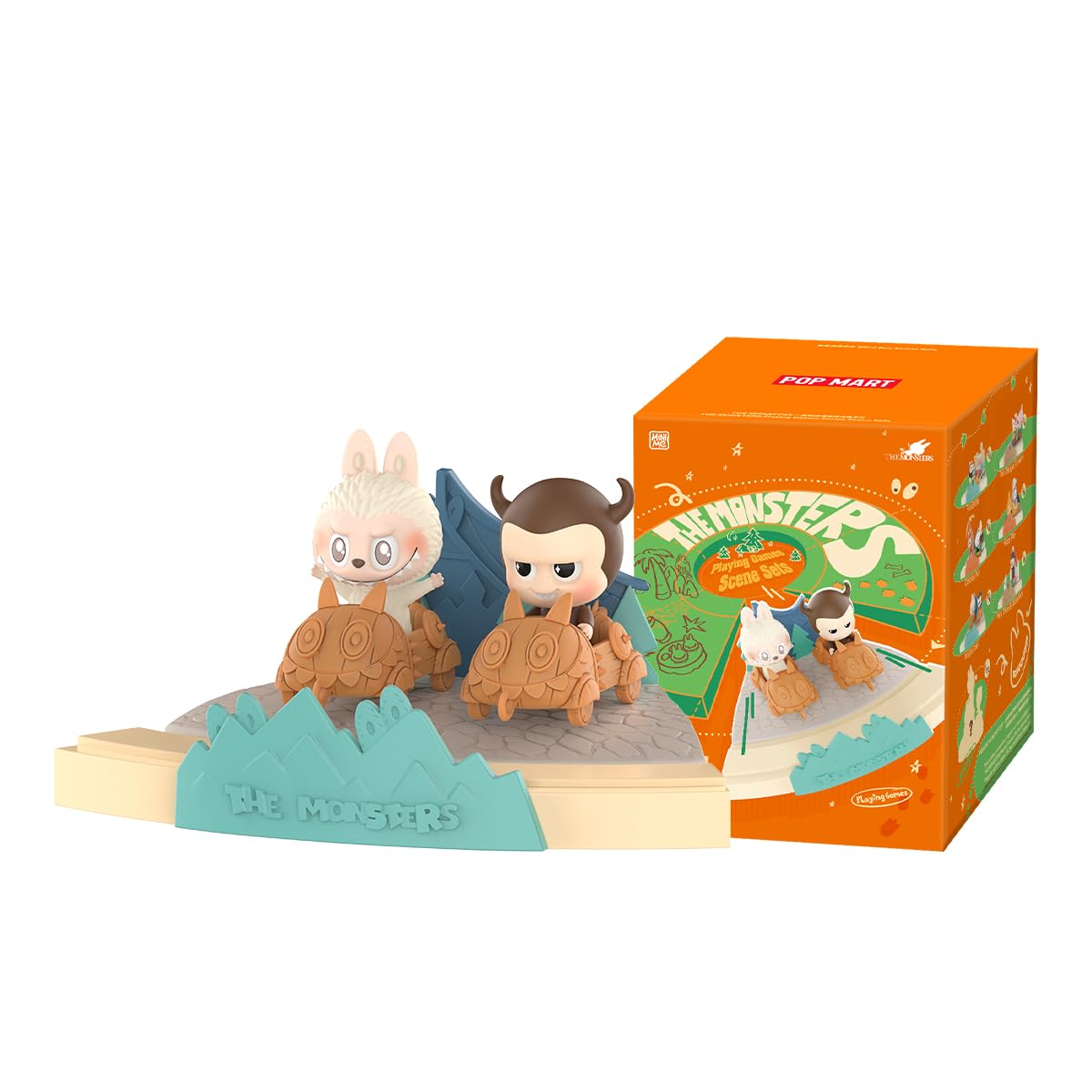 POP MART THE MONSTERS Playing Games Series 1PC 2.5 inches Articulated Character Premium Design Gifts for Women Fan-Favorite Collectible Chic Art Toy Action Figure