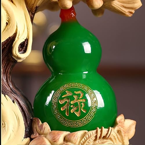 Miniatura 3 de Árbol de Feng Shui de citrino, árbol de la suerte, decoración de calabaza, manualidades, estatua de Feng Shui, árbol de cristal para el hogar, sala