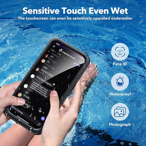 ANTSHARE for iPhone 16 Pro Max Case IP68 Waterproof, Black - image 3
