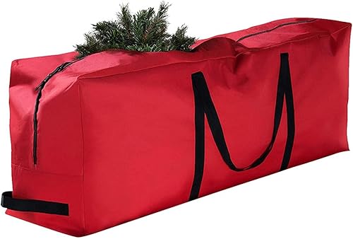 Cokino Bolsa de almacenamiento para árbol de Navidad con asas reforzadas duraderas y doble cremallera, árboles artificiales desmontados, a prueba de