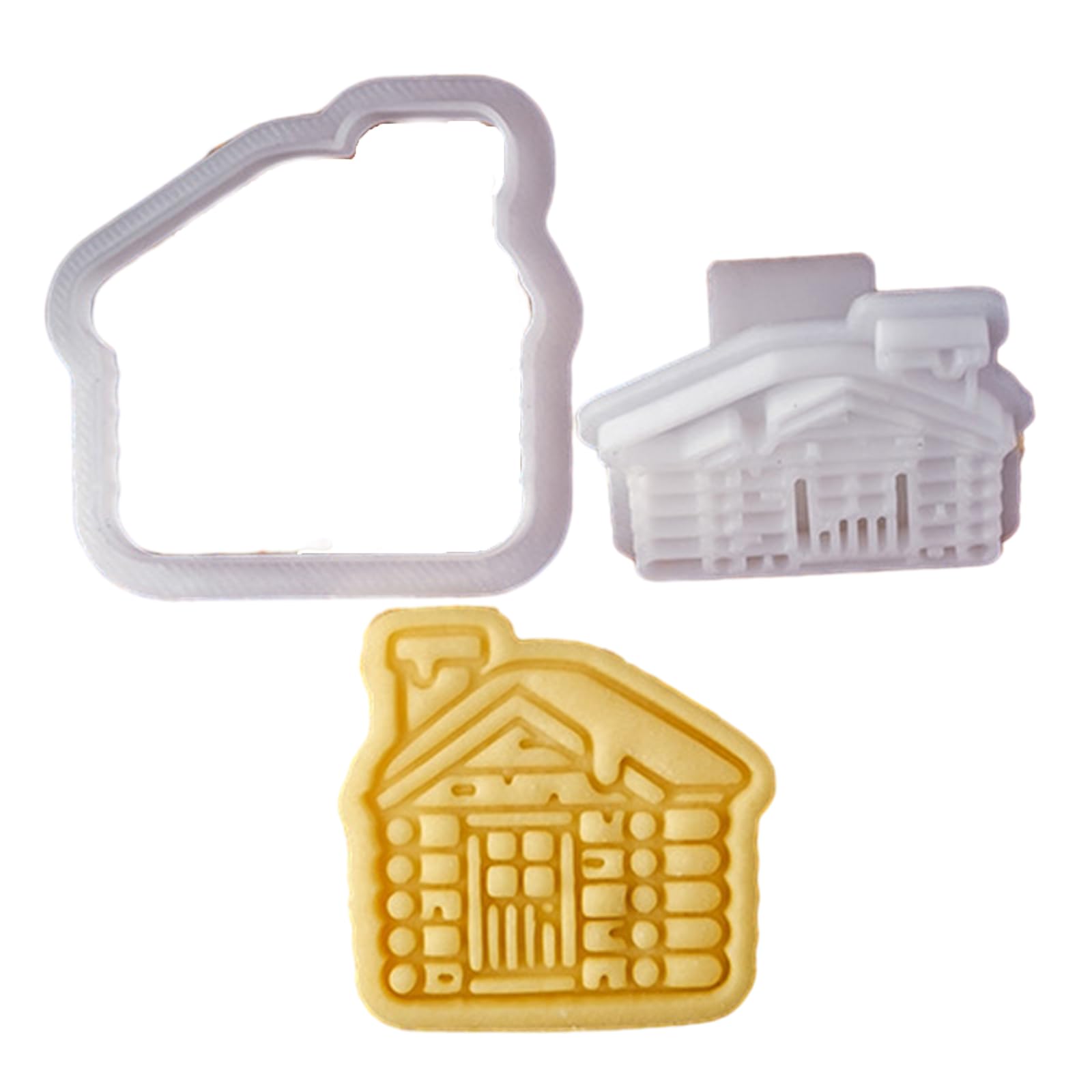 Tsophreniq Christmas Cookie Molds Christmas Patterned Cookie Easy to Use Baking Tools Baking Molds Great for Festive Treats Mold
