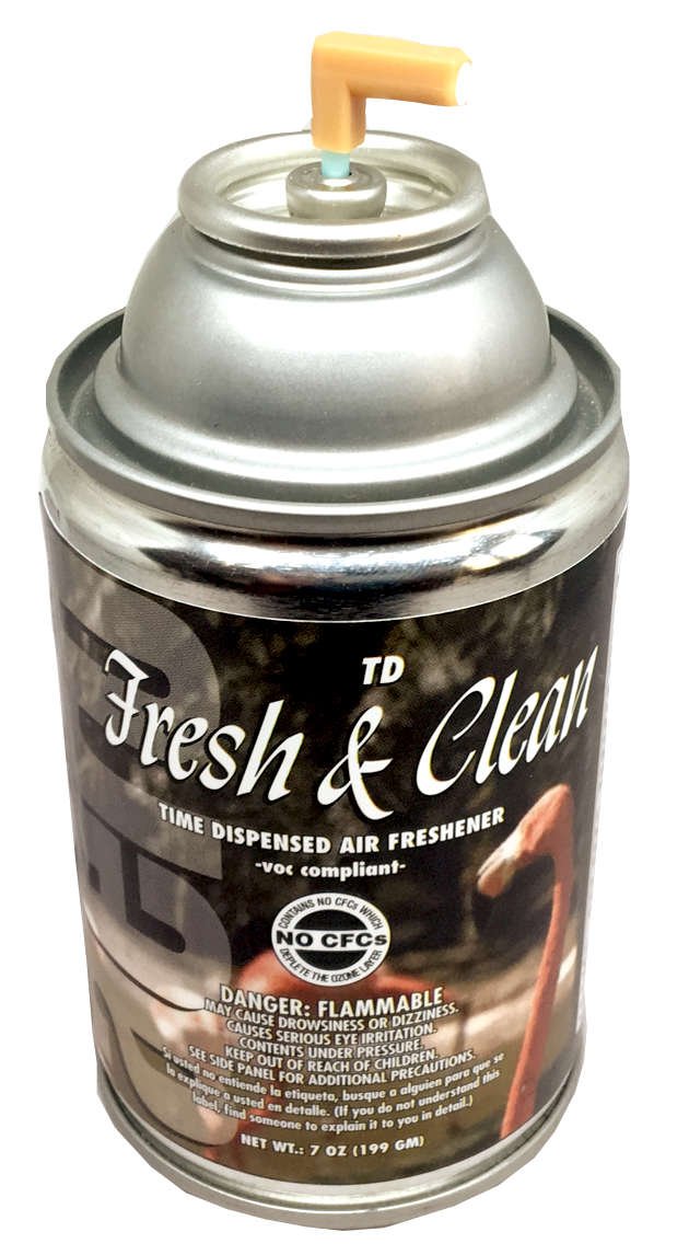 Automatic Spray Air Freshener Refill, Fresh N Clean, 7oz can, (Pack of 4)