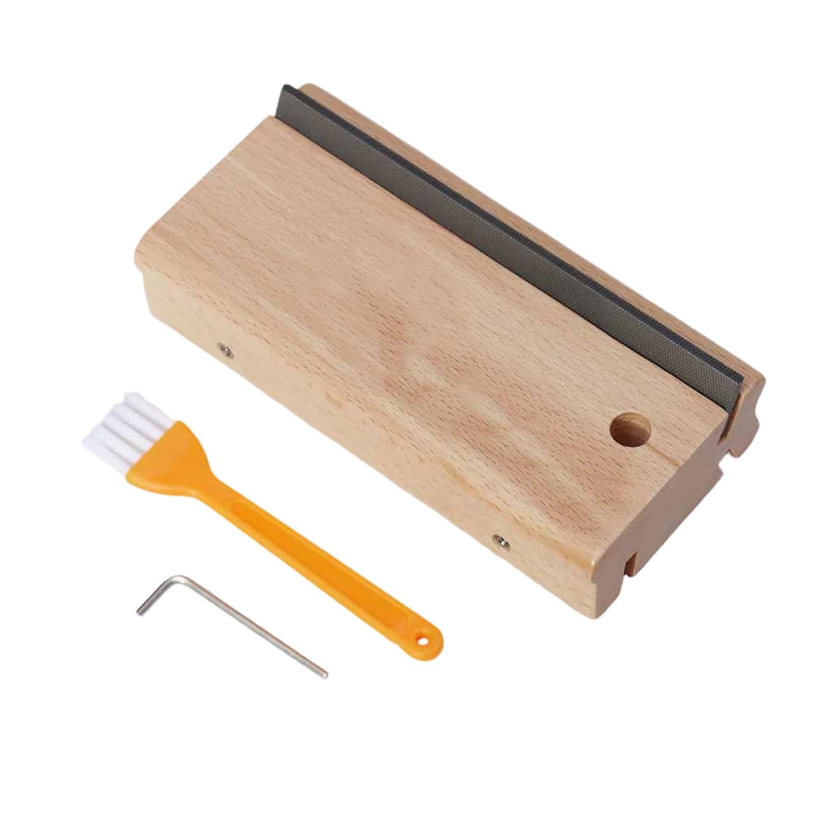 Narzędzia do gitar Pilnik Do Progów Gitarowych 3 W 1 Narzędzie Przycinania Skos(Sapele wood file)