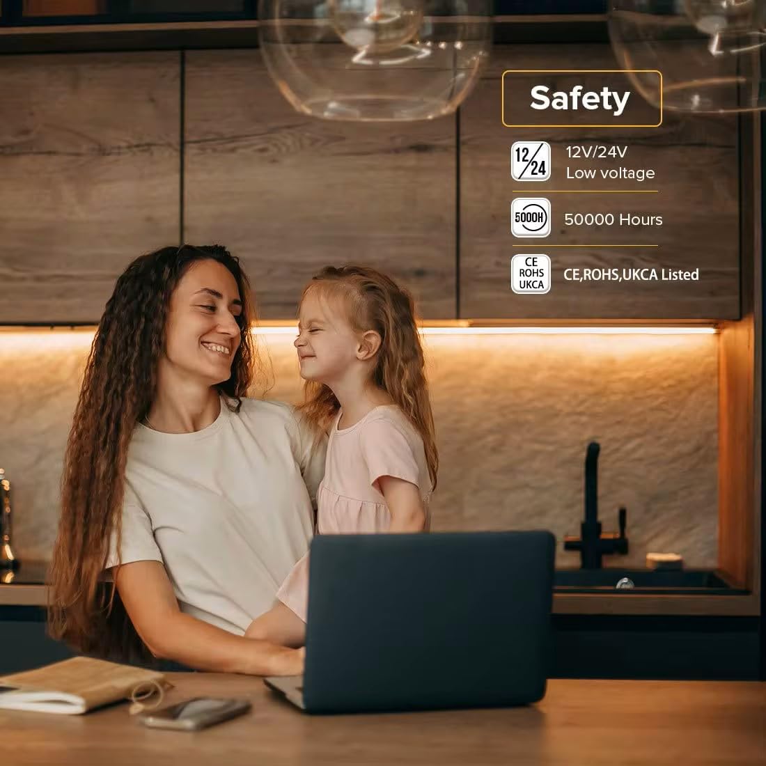 Striscia Led Cob, 10 Metri, 100 Watt, 3200 Led, 12000 Lumen, Ip20, Ra 90, Dimmerabile, Luminosità Elevata, Flessibile, Durata 50000 Ore, Illuminazione 180°, Ce, Rohs (4000K, 24V)