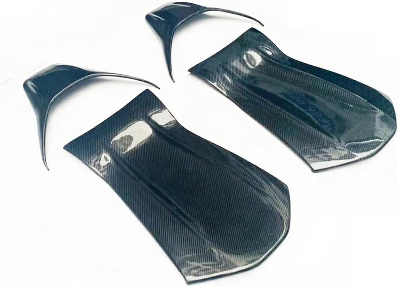 Dry Carbon Fiber Interior Decorative Back Seat Cover Trim for Benz W205 C63 AMG 4 Door & W117 CLA45 AMG & W176 A45 AMG