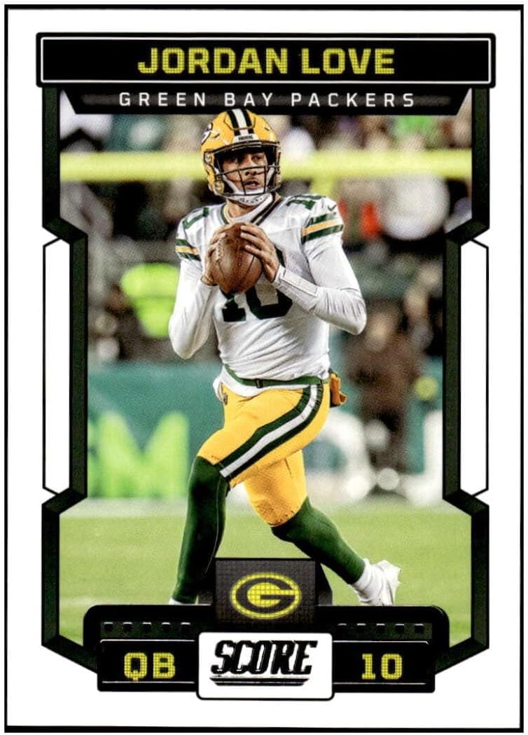 JORDAN LOVE 2023 Score #90 NM+-MT+ NFL Football Packers
