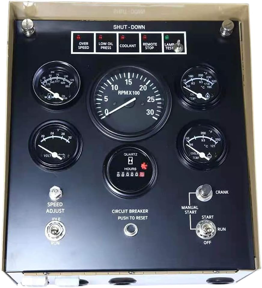 Generic Control Panel For Engine Amazon.com : Knowtek 4913742 Engine Control Instrument Panel for ...