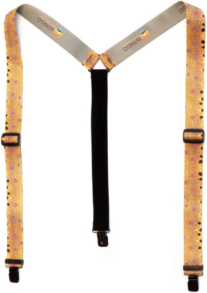Wingo Outdoors Fish Skin Suspenders