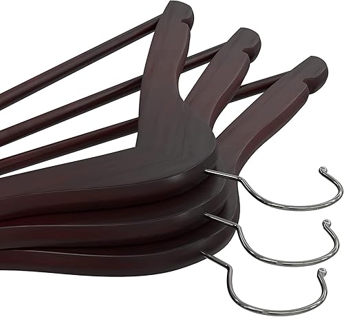 Miniatura 6 de Utopia Home Premium Wooden Hangers 10 Pack - Durable & Slim Coat Hanger - Suit Hangers with 360-Degree Rotatable Hook - Wood Hangers with Shoulder