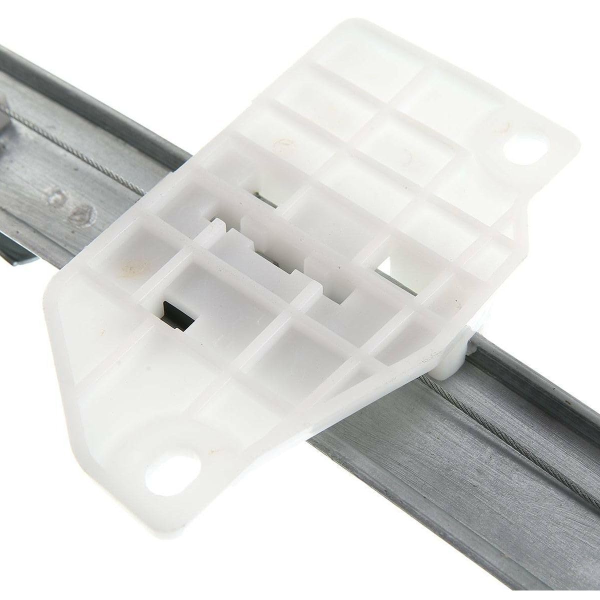 Window Regulator with Motor Rear Passenger Metal and Plastic 2-Pin Plug for Mitsubishi for Mirage 1.5L 1997-2000 & 1.8L 1997-2001 Bolt on-Attachment Type Electric-Electric/Manual HR0396