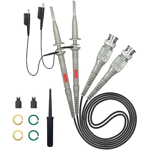 Serplex P6100 Oscilloscope Clip-On Probe 2 Pack