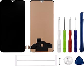 TFT Compatible with Realme XT RMX1921 (Black Without Frame) (No Fingerprint Identification) LCD Display Touch Screen Digitizer Assembly Replacement + Tools