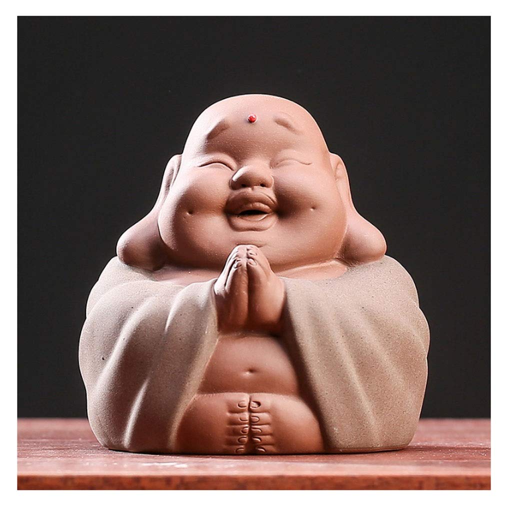 ECD Germany Statua Testa Di Buddha 31 X 29 X 53 Cm - In Poliresina - Foto 9