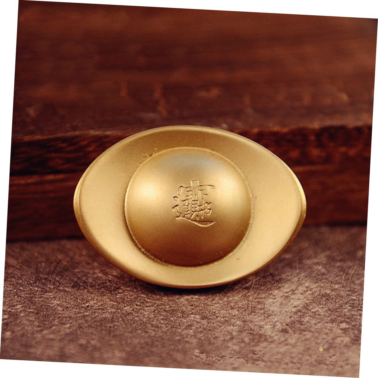 DECHOUS 3stücke Mini Ingot Dekoration Aus Messing Glücksbringendes Reichtumssymbol Für Zuhause Und Büro Feng Shui Tischornament Für Wohlstand