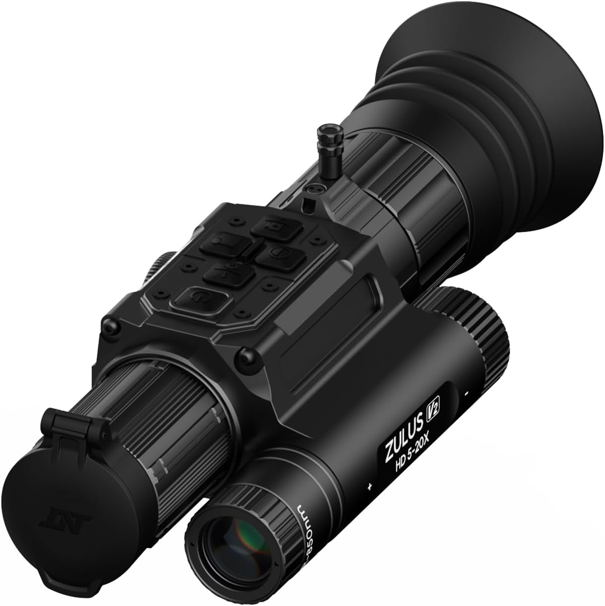 DNT Optics Zulus HD V2 Digital Day Night Vision Rifle Scope with Built-in Infrared for Hunting (No LRF)
