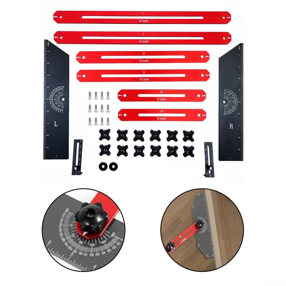 Regulowana linijka schodowa 152 cm ze stopu aluminium Precision