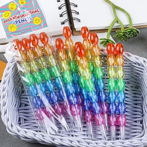 GLUN® Multicolour Bids Pencil Pack of 20, Non-Sharpening Multicolor Pearls Moti Pencil, Fancy Designer Attractive Pencil for Kids (B0CV9SB585) Amazon Price History, Amazon Price Tracker