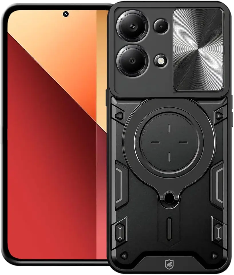 Gshield Capa Case Capinha Discovery para Xiaomi (Preta, Redmi Note 13 Pro 5G / Poco X6)