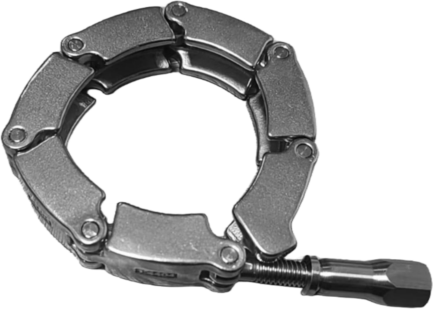 304 Stainless Steel KF40 (KF40) Vacuum Hinged Clamps, NW Falnges Heavy Chain Clamp with fastener nut, For NW40 Conversion Centering Rings (NW40)