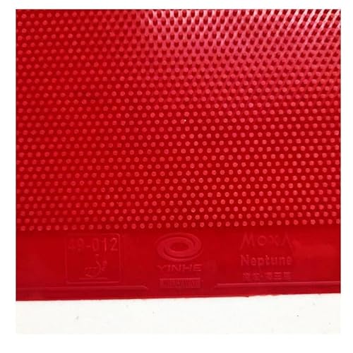 YINHE Galaxy/Milky Way Neptune Long Pips-Out Table Tennis Rubber Without Sponge (Topsheet, OX) (Red)