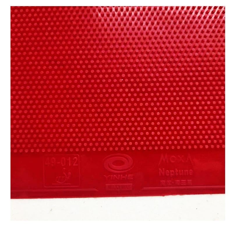 Galaxy/Milky Way Neptune Long Pips-Out Table Tennis Rubber Without Sponge (Topsheet, OX) (Red)