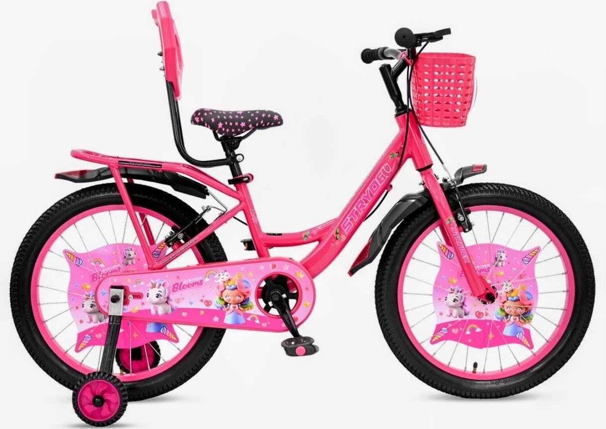 Tata Blooms Kids Cycle in 20" Wheel Size for Age Group 6 to 9 Years (Pink)-image-42