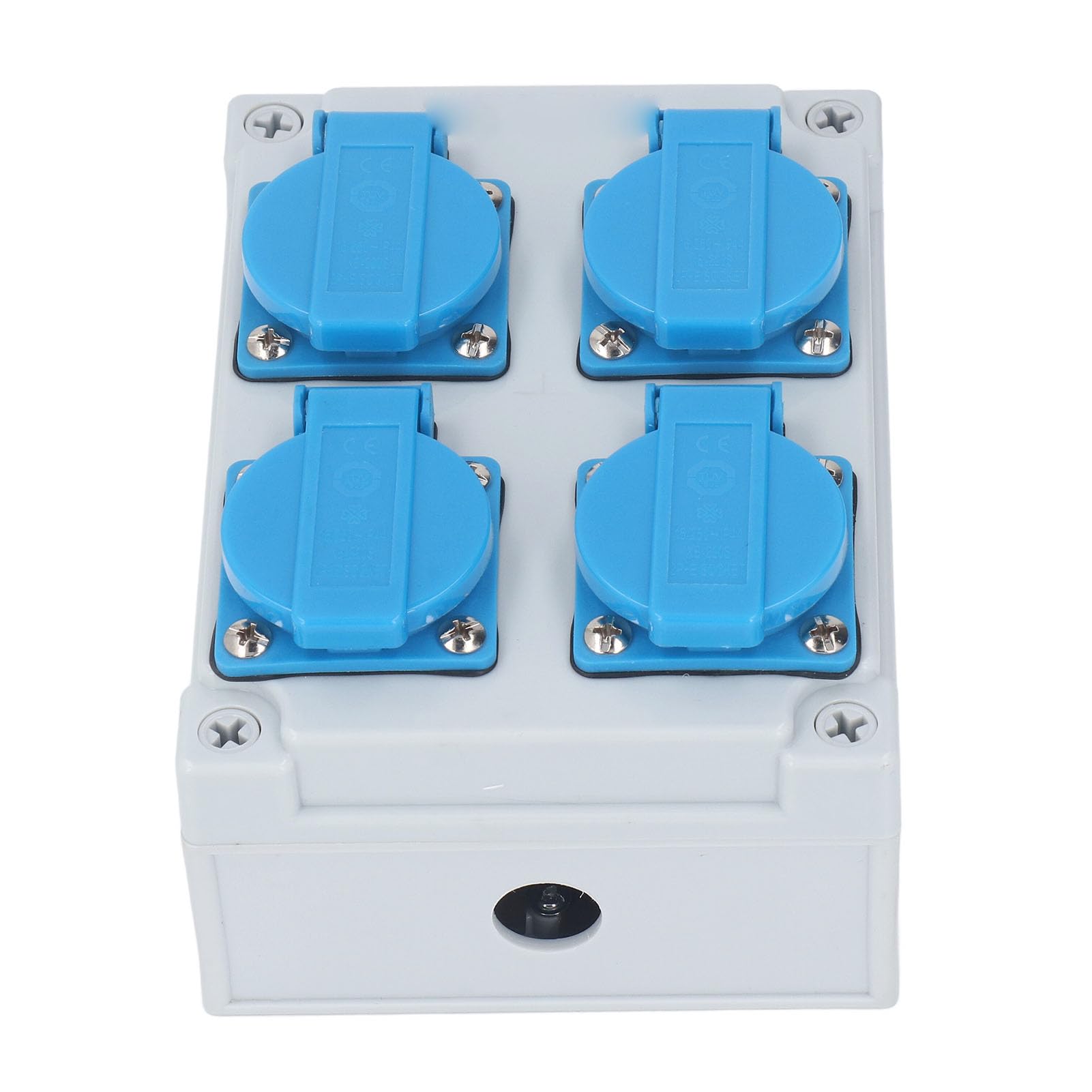 Prise Murale Européenne étanche IP44, 4 Sorties, 16A 250V, pour