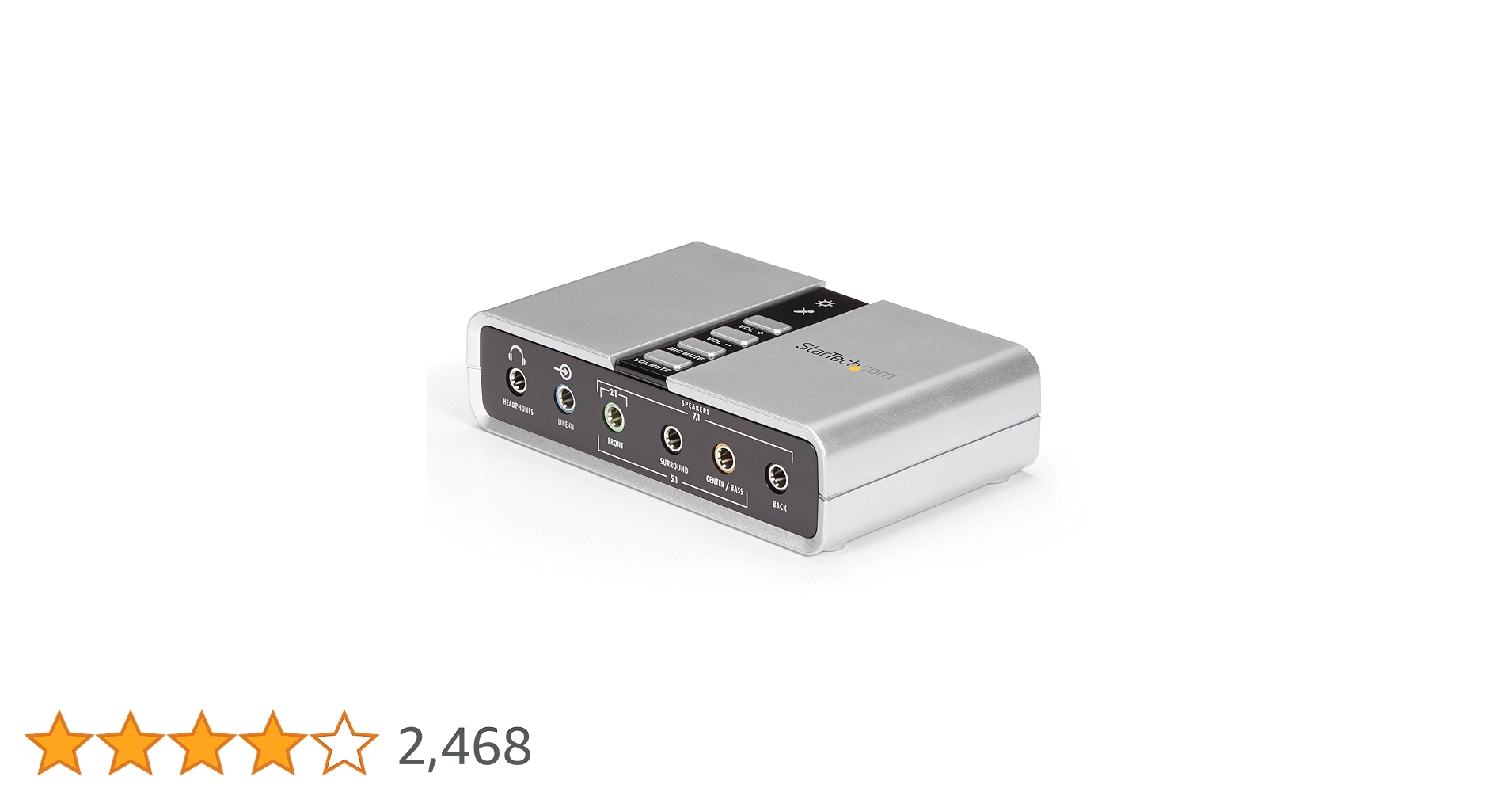 (未使用･未開封品)　StarTech.com USB - DACヘッドホンアンプ S/PDIF対応 96kHz/24bit 2x 3.5mmミニジャック 1x 3.5mmトスリンク丸型コネクタ ICUSBAUDIO2D vf3p617 Amazon | StarTech.com USB - DACヘッドホンアンプ S/PDIF対応