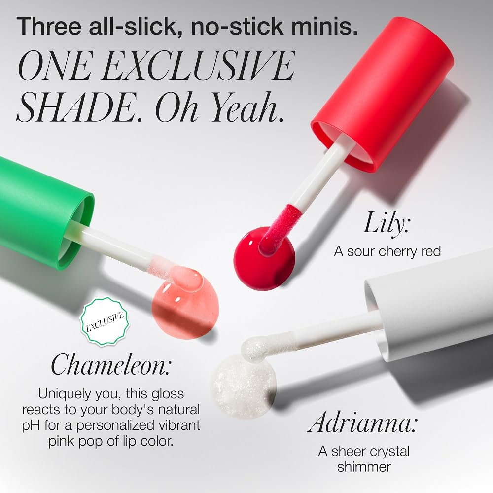 Amazon.com : RMS Beauty Mini Lip Oil Trio Holiday Gift Set, 3 Lip