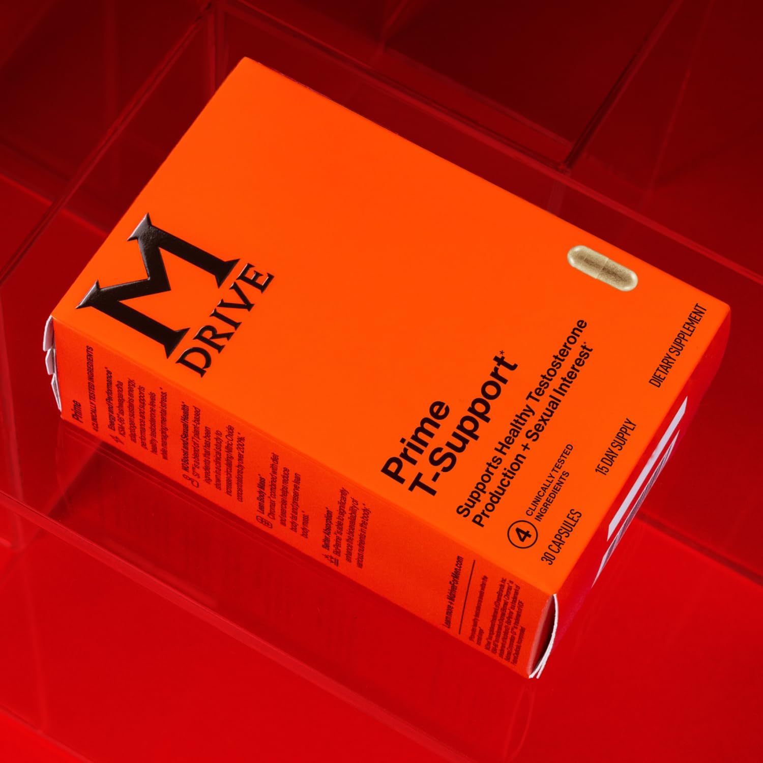 Mdrive Prime - Men's T-Support Supplement, Max Energy, Focus & Lean Muscle, KSM-66 Ashwagandha, S7 Nitric Oxide Booster, Bioperine and DHEA,15 Servings, 30 Count - Image 6