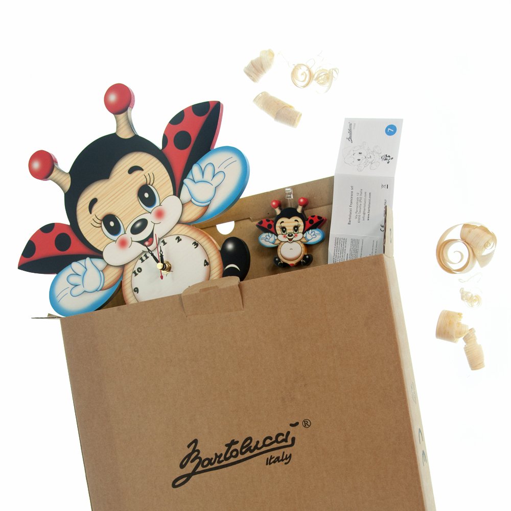 Amazon.co.jp: イタリア バルトルッチ（Bartolucci）木製振り子時計(大