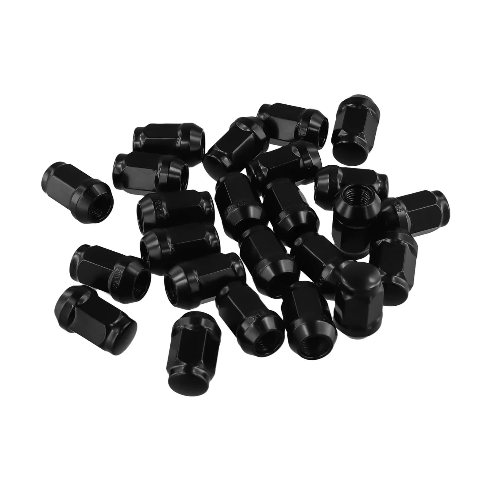 Boulons de Roue pour Toyota Land Cruiser et Prado M12x1,5, écrous de Roue Noirs, Douille pour écrou de Roue Noire