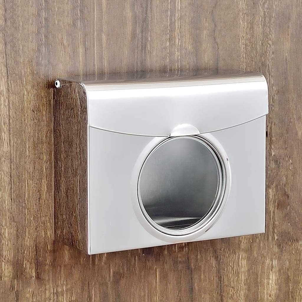 Portarotolo di Carta igienica da Parete, Dispenser di Carta igienica, Dispenser di Carta igienica in Acciaio Inox, bloccabile