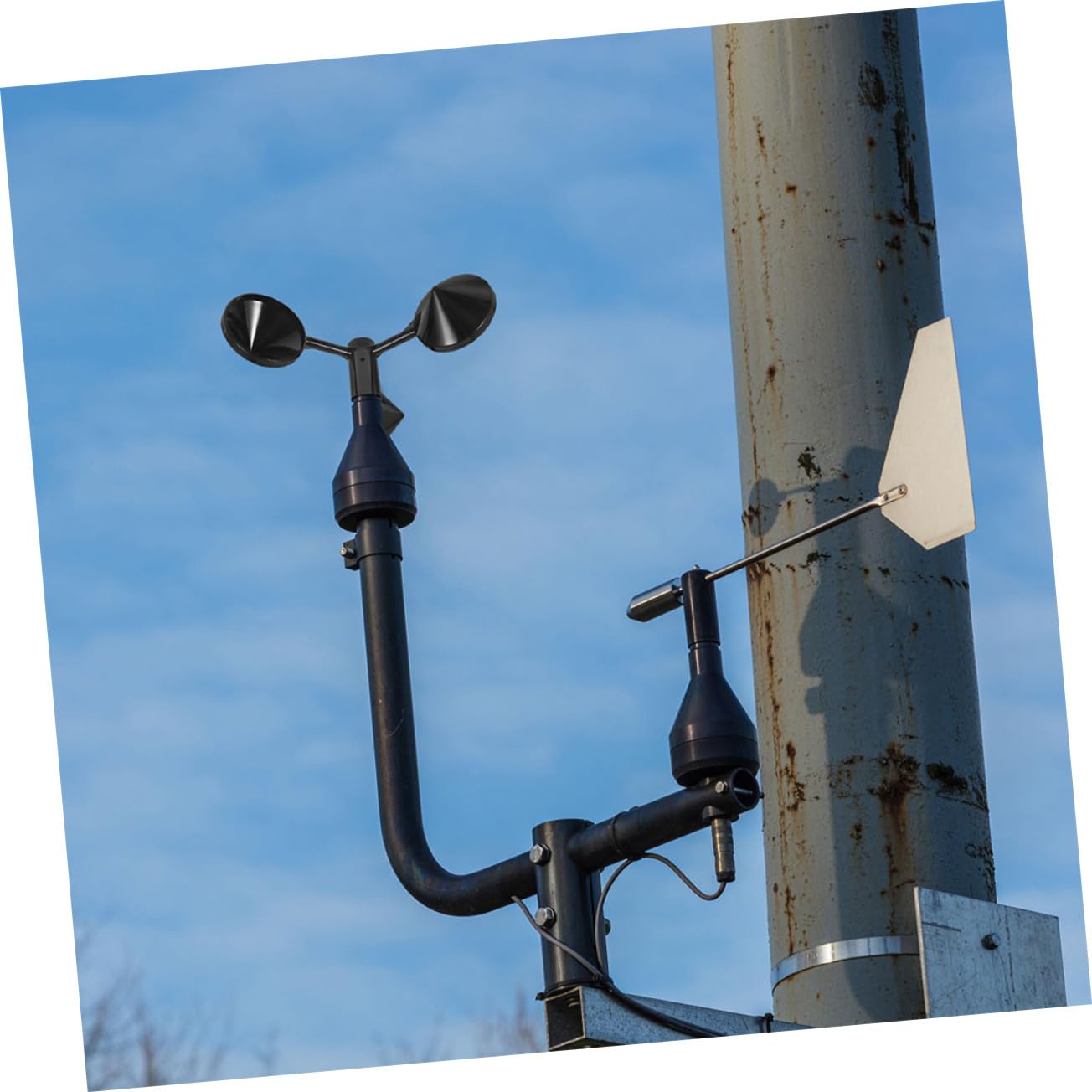 3 Stück Abs Windmessersensor Ersatz Anemometerbecher Schwarz mit Schutzfunktion für Präzise Windgeschwindigkeitsmessung im Außenbereich