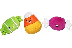 Pearhead Halloween Candy Corn Dog Toys for Enhanced Canine Delight