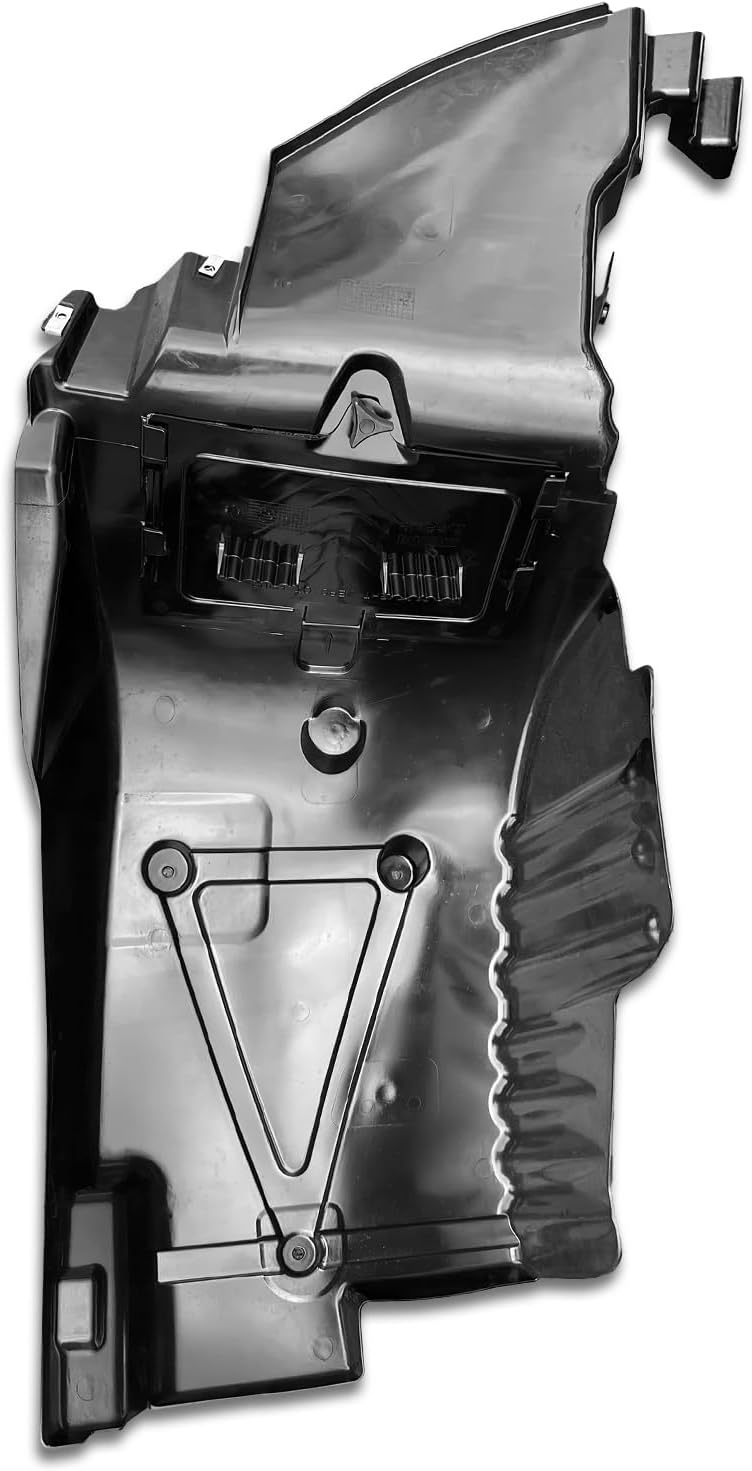 KOZAK MudGuard Liner Fender Complete L35-6030 Right Passenger Side Compatible with Kenworth T680 2013-2021, Includes Logo, 2x 22" Wipers, License Plate Frame and Vest