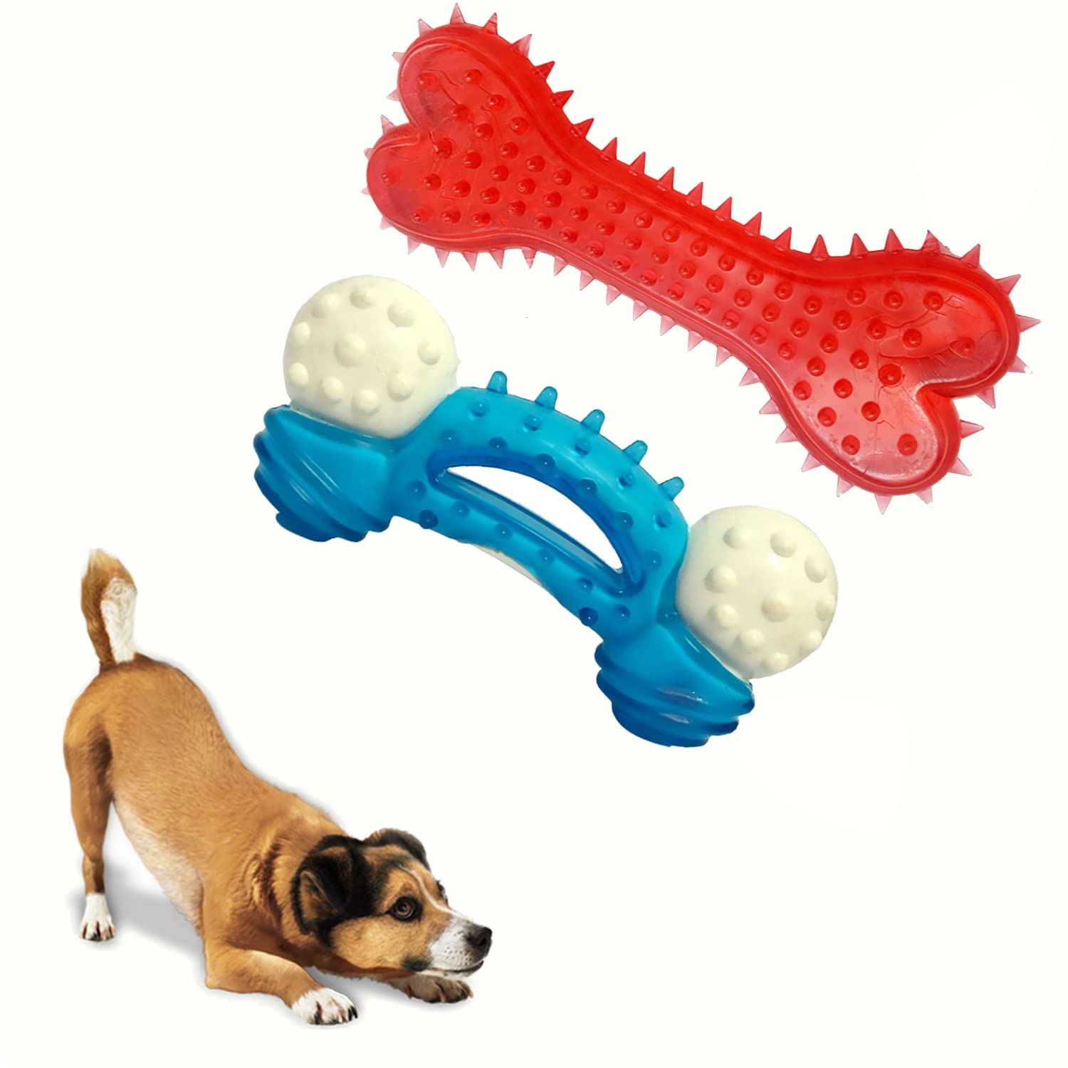 JAINSONS PET PRODUCTS Dog Chew Toys for Large Breed Aggressive Chewers - 2 Pack - Dog Interactive Flavor - Bone Chew Toys for Large/Medium/Small Puppies - Pet Toy with Durable Nylon (B09T6HNQPC) Amazon Price History, Amazon Price Tracker
