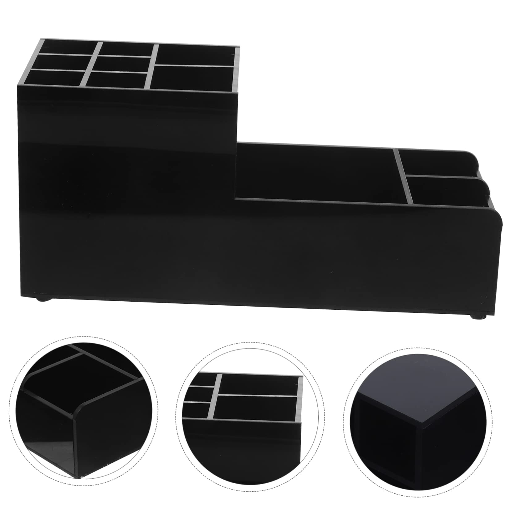 Porta Cannucce per Ristoranti e Dispenser per Tovaglioli da Bar in Acrilico con 11 Scomparti Organizer Multiuso per Forniture da Bar e Accessori da Tavolo Ristoranti e Uffici