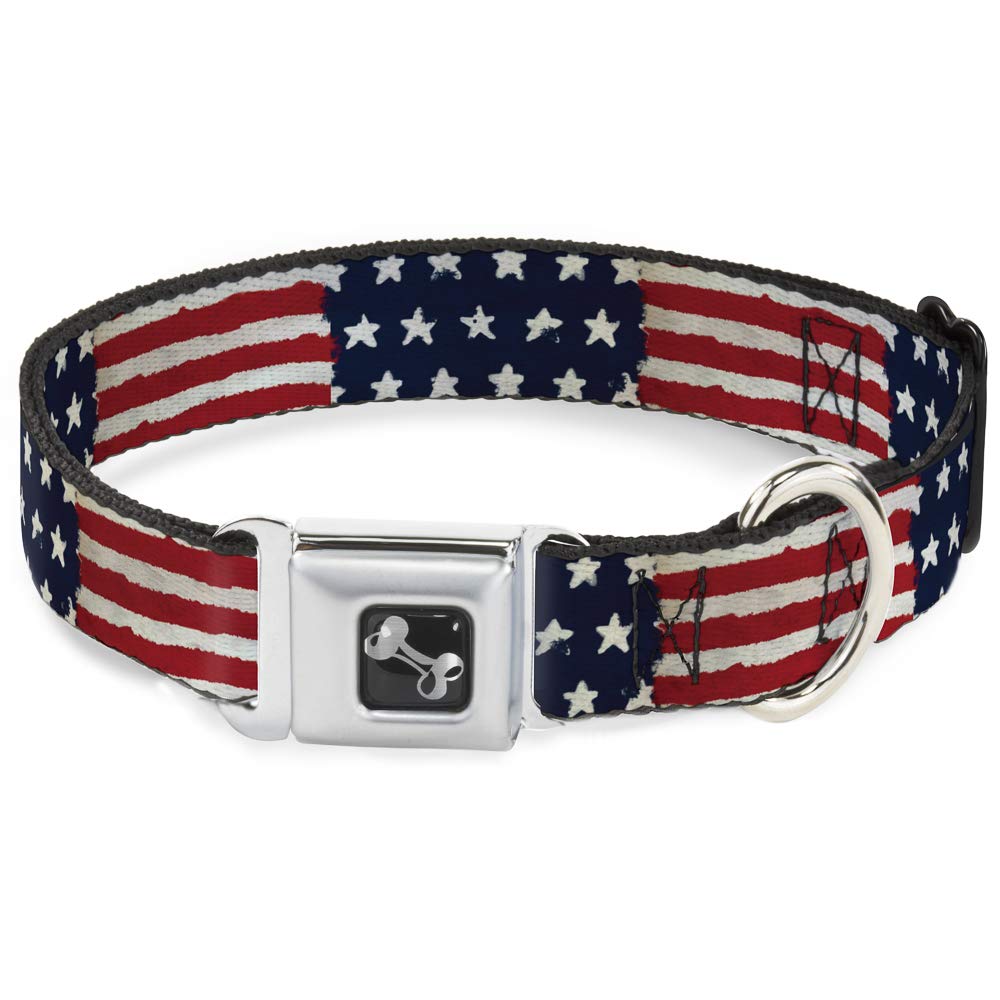 Collier pour chien Stars & Stripes idéal pour les balades citadines