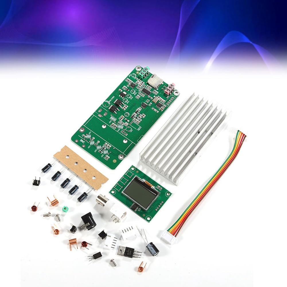 Trasmettitore FM Stereo A Fase Bloccata da 15 W Kit di Frequenza Digitale Radio PLL + Modulo Display Digitale LCD