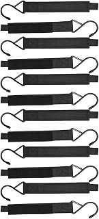 12 Ice Fishing Shelter Hooks Heavy Duty Tent Hangers for Camping Gear Lights Gloves 0.98x9.06 inch