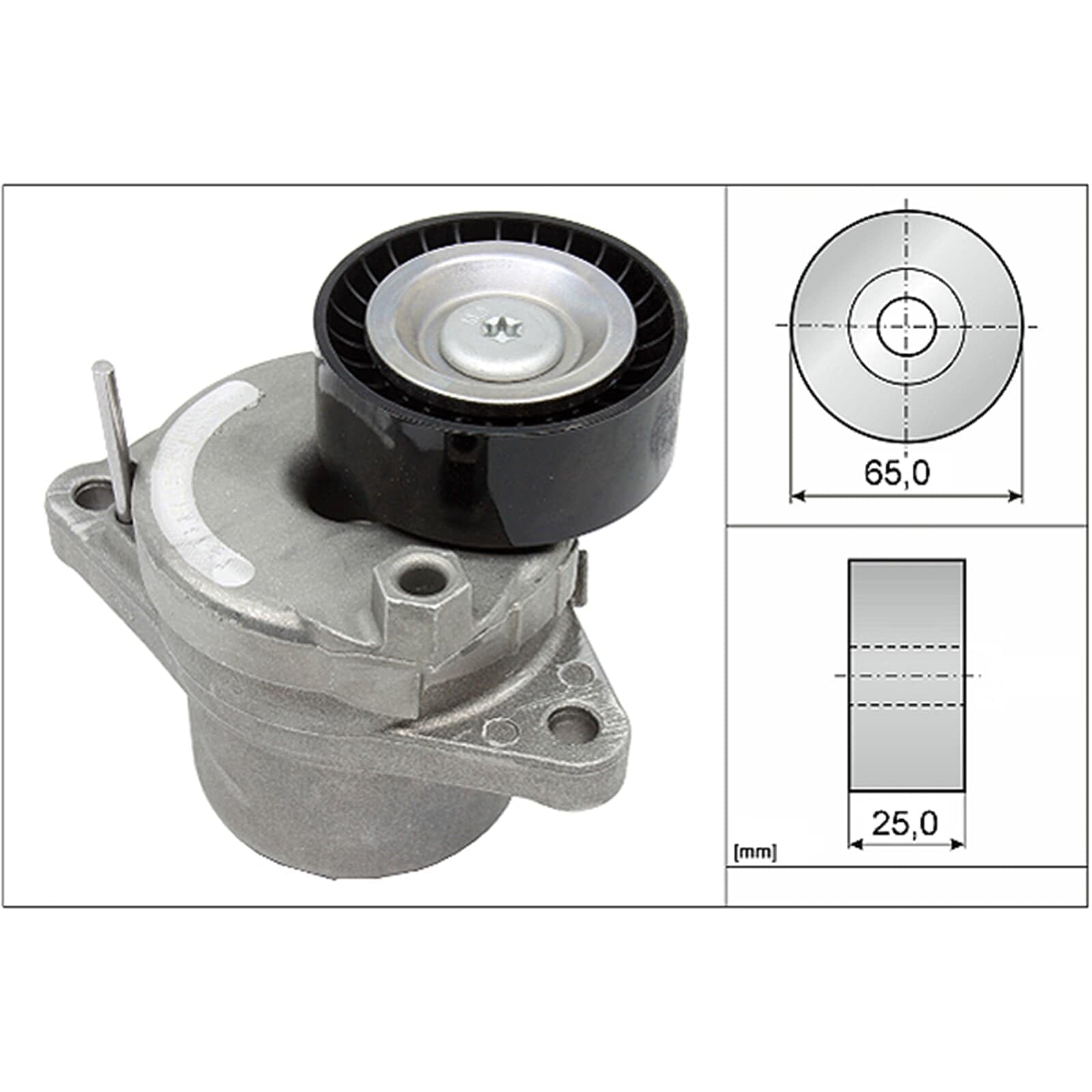 Ina 534 0658 10 - Brazo tensor, correa acanalada trapezoidal