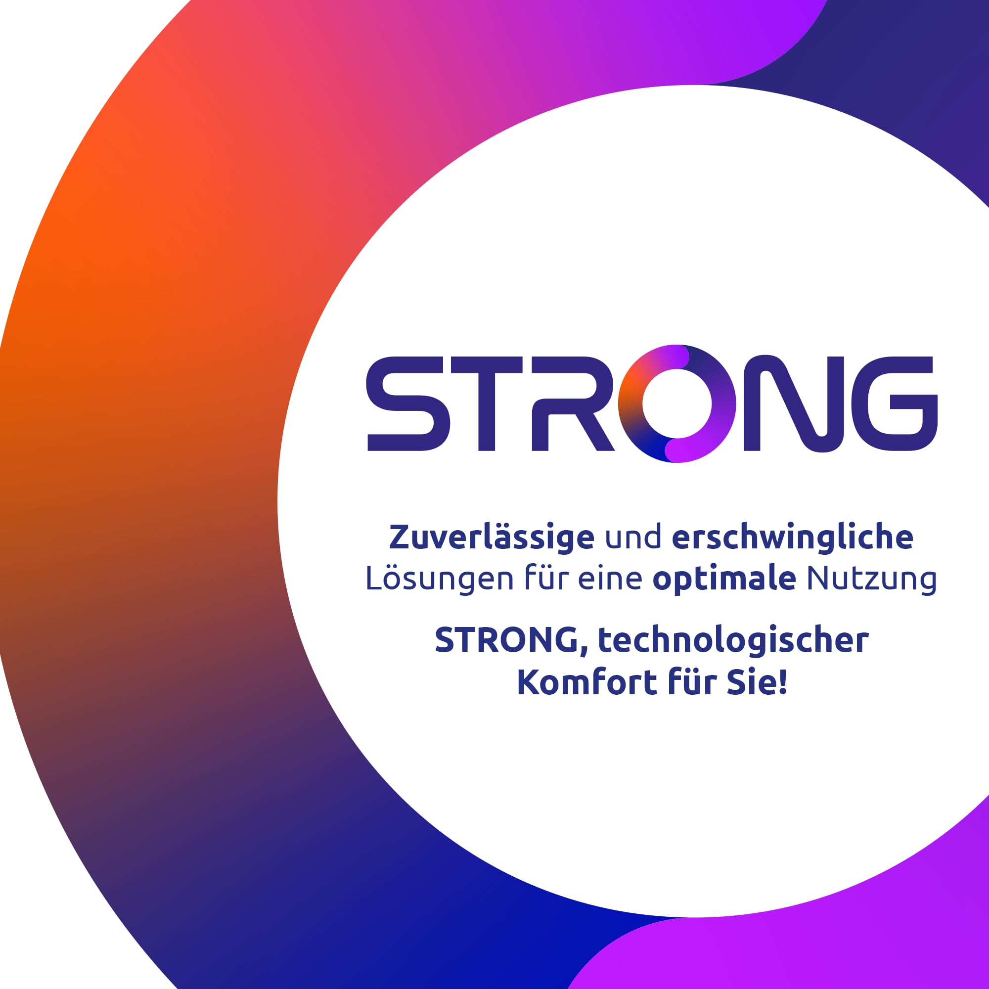 STRONG - Powerline 600 Triple Wi-Fi EU Set - 2 Powerline 600 Mbps + WLAN Adapter 300 Mbps, Fast-Internetzugang - integrierte Steckdose - 300 m Reichweite - Für alle Router - Hotspot + Ethernet - weiß