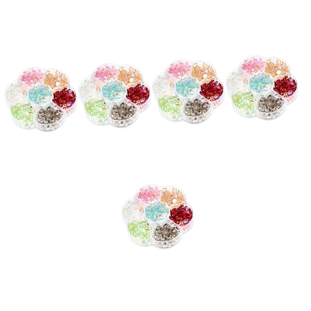 Cristaux de nail art multicolores pour manucure éclatante de festivals et fêtes