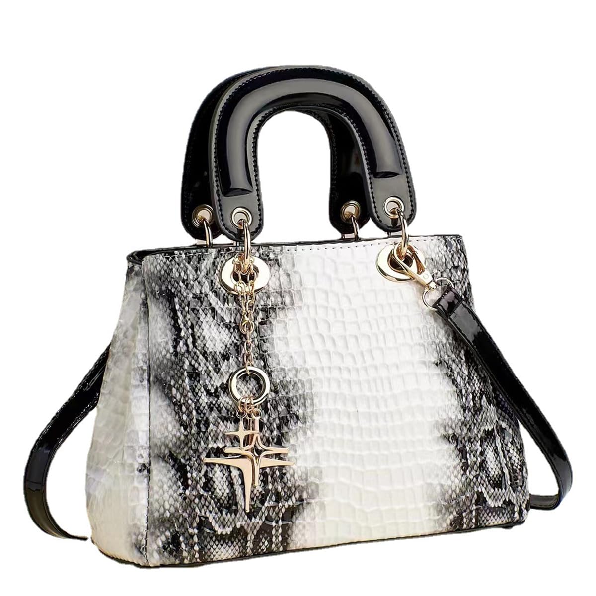 Newphoria P69 Women White Medium-Sized PU Leather Shoulder Bag with Large adjustable Strap (B0CLJ7PM3D) Amazon Price History, Amazon Price Tracker