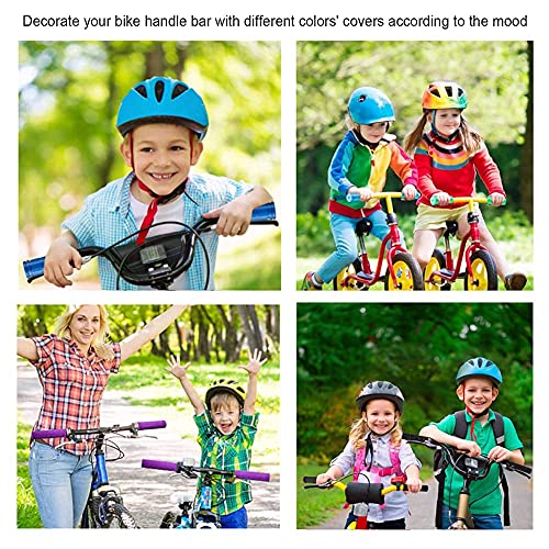 Bike Handle Grips with Tassel Streamers for Girls Boys and Red & Streamers - Picture 2 of 66