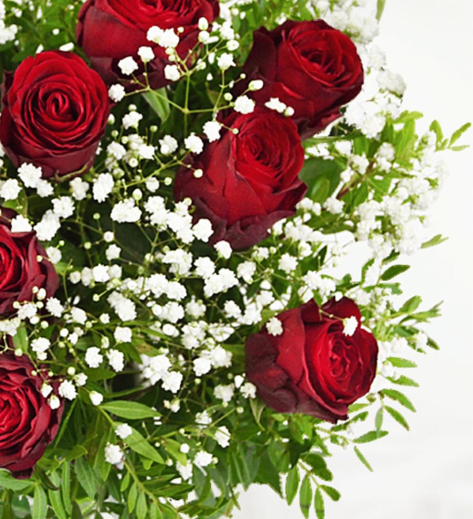 Flores de Amor - Ramo de flores – Regalo de Flores Frescas para Cumpleaños o Día de la Madre – Arreglo de Lujo con Entrega al Día Siguiente – Sorpresa Elegante para Ella