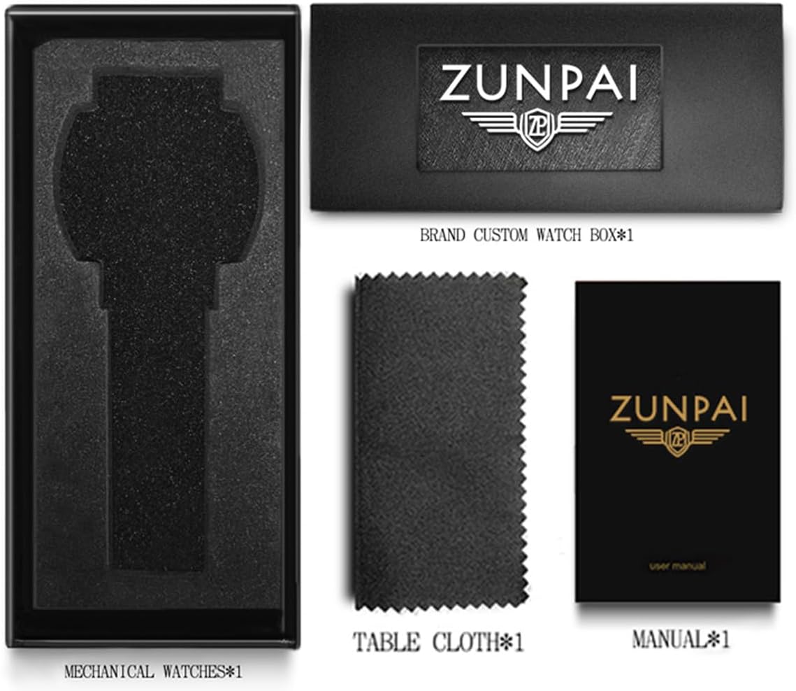 ZUNPAI Womens Watches Leather Strap with Date, Large Face Casual Watch for Women, Ladies Sport Waterproof Business Dress Analog Quartz Wrist Watches - Image 8